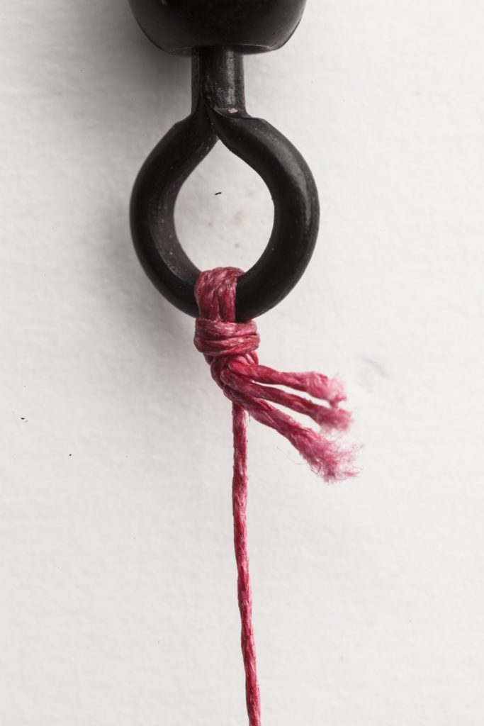 Palomar fishing knot close up