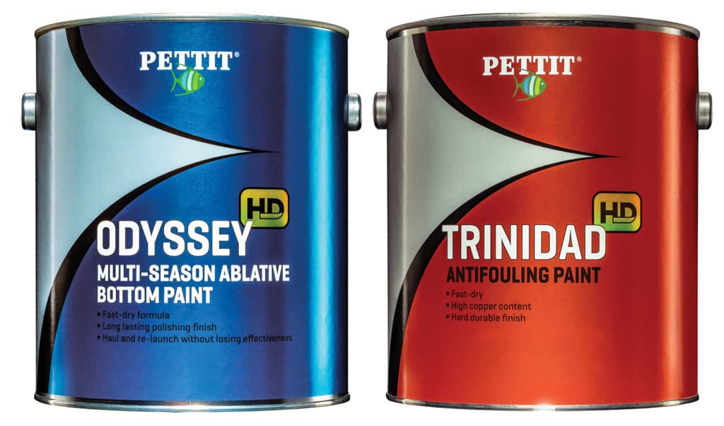 Pettit Marine Paint Odyssey HD and Trinidad HD